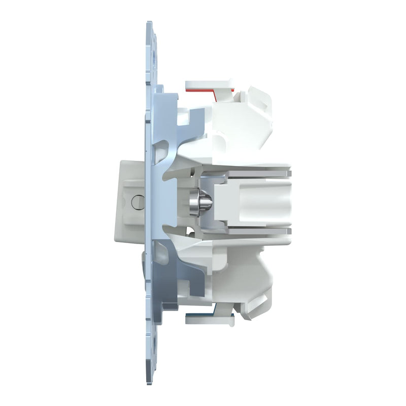 Merten MEG3106-0000 Two-way switch insert 1 pole with indicator light 10 AX, 250 V AC plug-in terminals Single