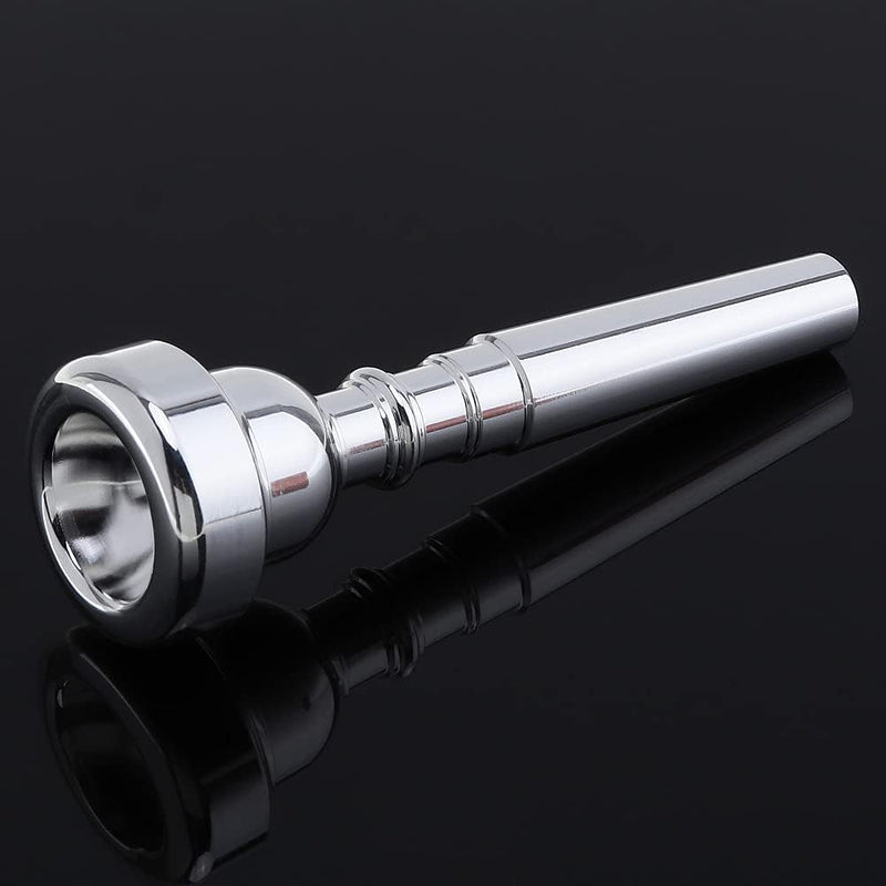[AUSTRALIA] - Bach Trumpet Mouthpiece 3C, New Silver Gold Plated Trumpet Mouthpiece 3C Size for Musical Instrument Accessory 