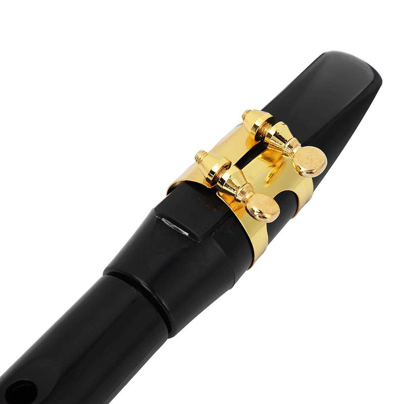 Pocket Saxophone, Portable Simple Mini Saxophone, Practice BB Tune Sax with Reed Bag Woodwind Instrument for Amateurs and Professional Performers