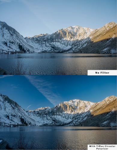 Tiffen 62mm CPL Circular Polarizing Filter Reduce Glare & Reflections
