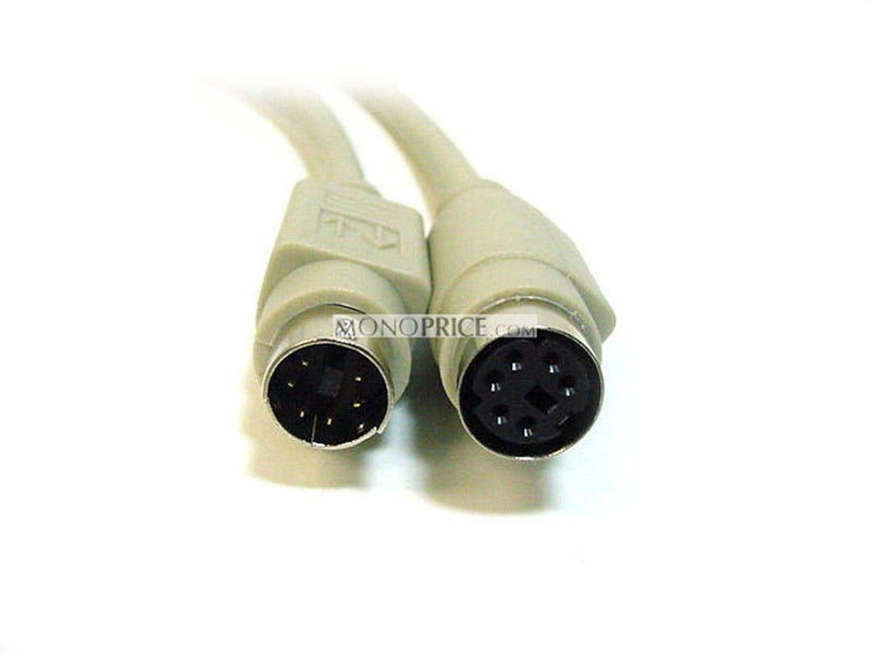 Monoprice PS/2 MDIN-6 Male to Female Cable - 6 Feet - Used as PS/2 Keyboard/Mouse Connector