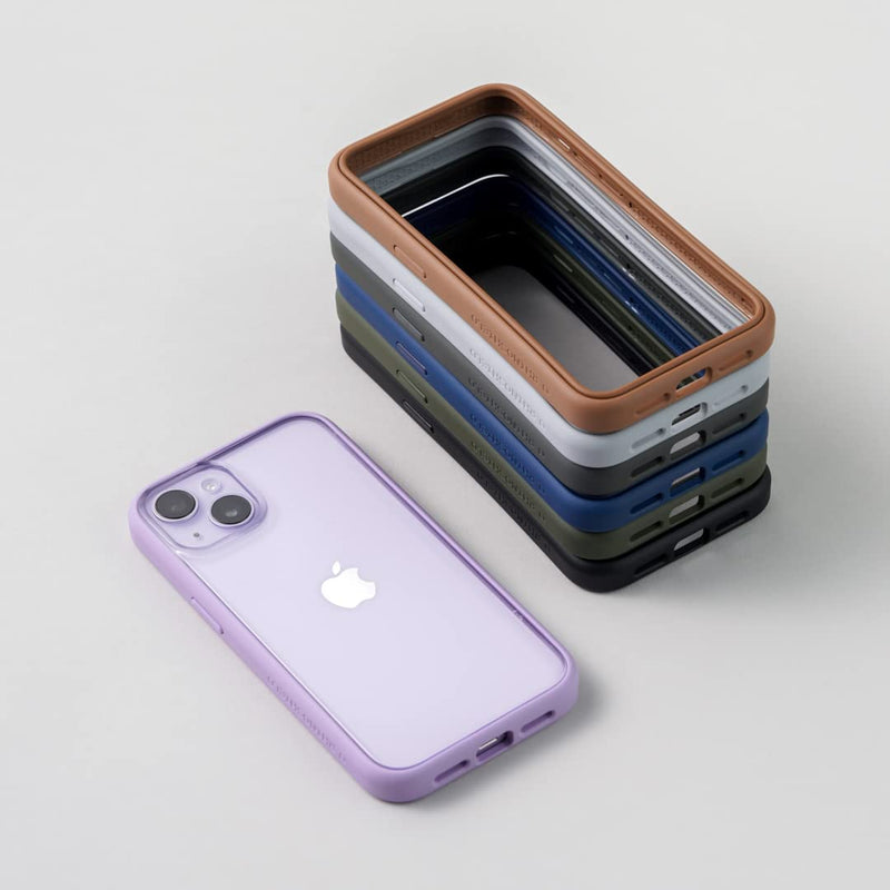 RhinoShield Bumper Case Compatible with [iPhone 14] | CrashGuard NX - Shock Absorbent Slim Design Protective Cover 3.5M / 11ft Drop Protection - Navy Blue iPhone 14 - Navy Blue