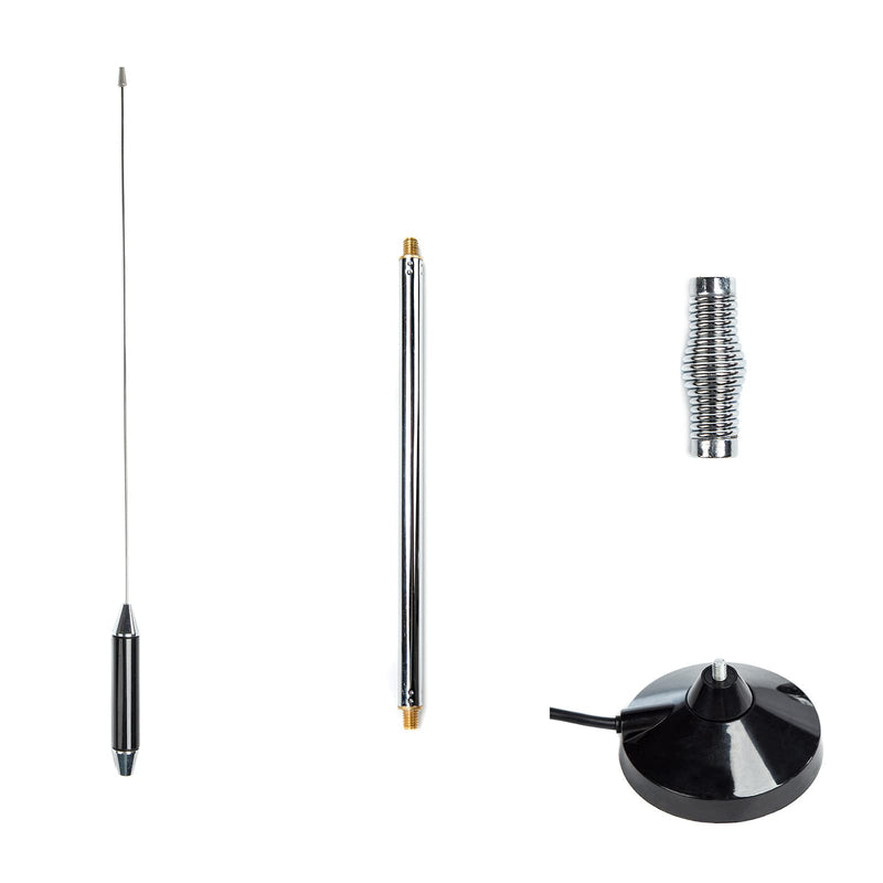CB Antenna 28 inch 27 Mhz CB Radio Antenna Full Kit with Heavy Duty Magnet Mount Mobile/Car Radio Antenna Compatible with President Midland Cobra Uniden Anytone by LUITON Cb Antenna