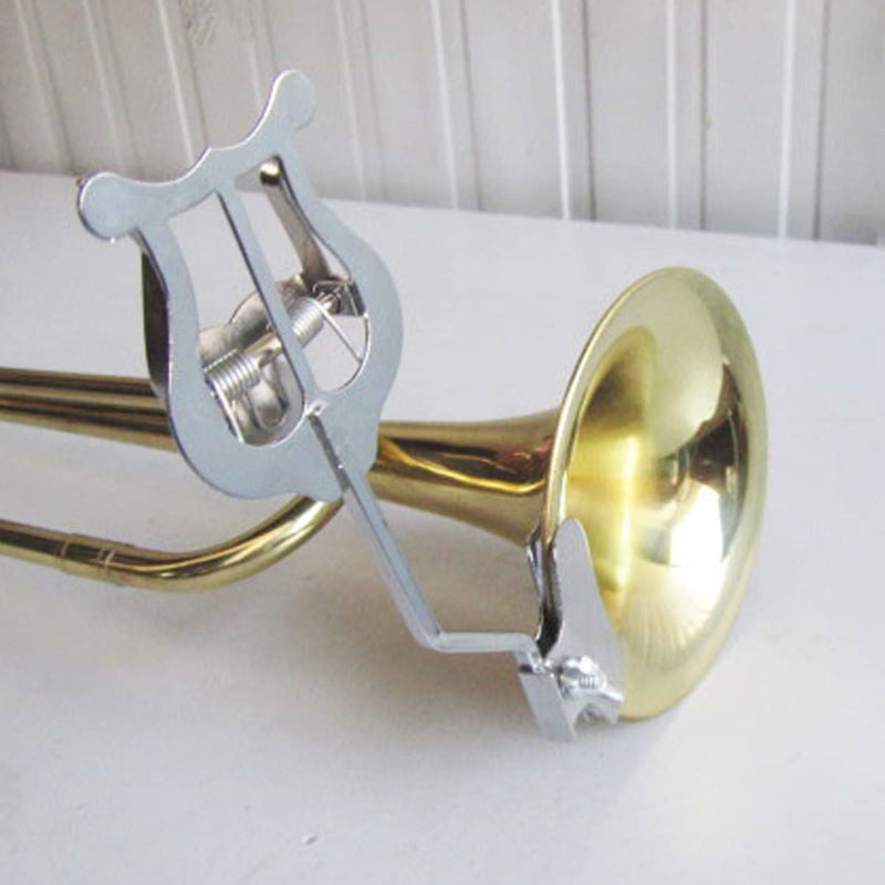 Trumpet Marching Clamp-on Lyre Music Sheet Clip Trombone Lyre Sheet Music Holder Brass-wind Instrument Sheet Music Holder