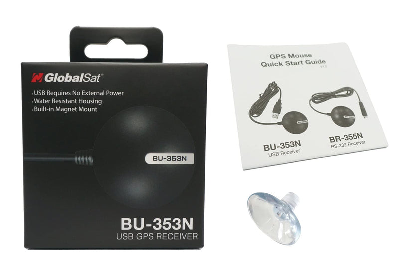 GlobalSat BU-353N USB GPS Receiver, Black SYSTEM