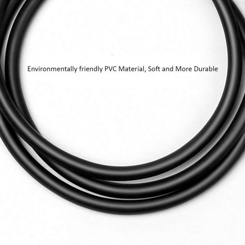 DREMAKE 50 FT 6.35 mm 1/4 Inch TRS Male to XLR Male Audio Stereo Mic Cable Gold Plated 1/4 Inch Male to XLR Male Balanced Cable for Microphones, Speakers, Stage, DJ and More - Black 50FT/15M