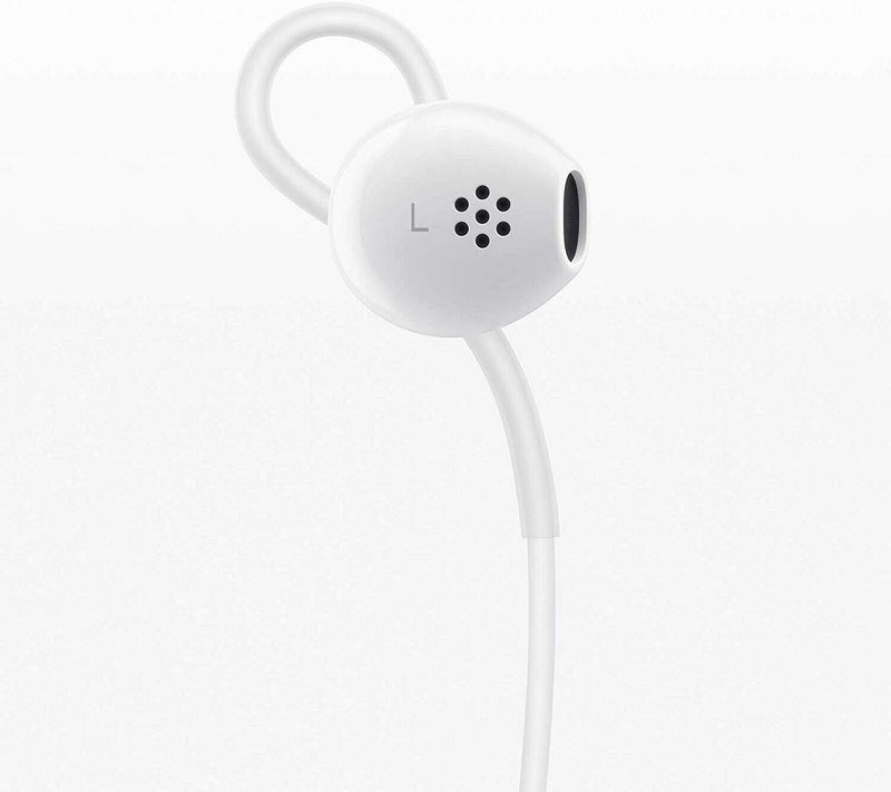 Google Earbuds Wired Headset USB-C, Comfortable Fit, Inline Controls, Compatible with Type-C Phones - White (Retail) RETAIL