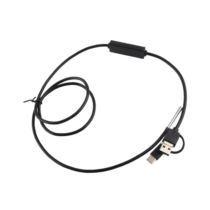 [AUSTRALIA] - USB Endoscope Support 3 in 1 3.9mm Lens for Android Endoscope Inspection Snake Camera Waterproof (1 Meter Soft Wire) 1 Meter weicher Draht 