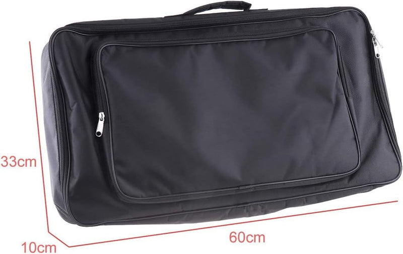 [AUSTRALIA] - Guitar Effects Pedal Case Carry Bag 23" x 13" Gig Bag for Guitars Effect Pedalboard Black 