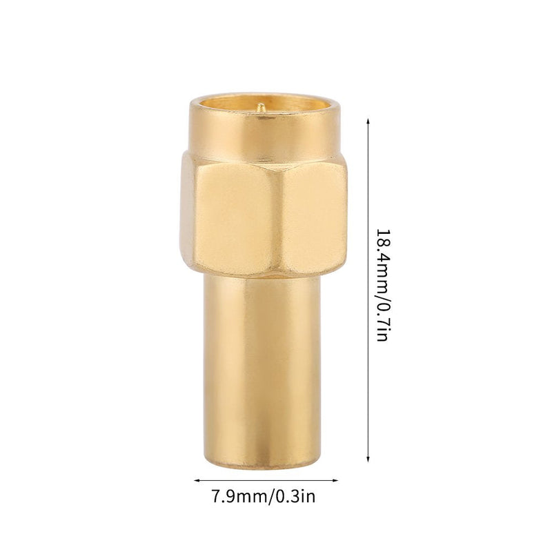 [AUSTRALIA] - sma50ohl 5pcs SMA Male Connector RF Coaxial Matched Terminator Termination 5 Pieces SMA Connector Coaxial Adapter Terminal Terminal Terminal Termination Load 50 Ohm 2W Load 
