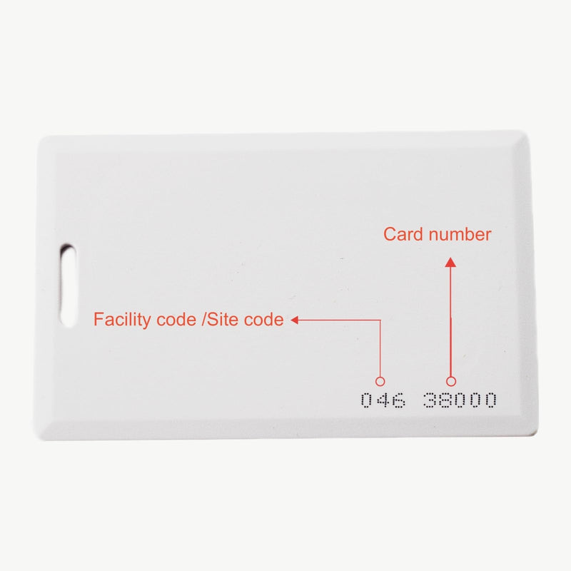 10 pcs 26 Bit Proximity Clamshell Weigand Prox Swipe Cards Compatable with ISOProx 1386 1326 H10301 Format Readers and Systems. Works with The Many of Access Control Systems 10