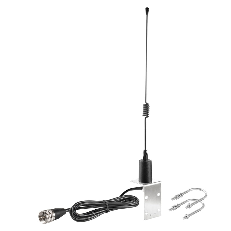 Long Range VHF Marine Radio Antenna 156-163MHz Antenna PL259 Connector with 16.5 Feet Low Loss Coaxial Cable for Midland Uniden Cobra Icom Yaesu Vertex Standard Marine Radio, Eifagur Spring Antenna