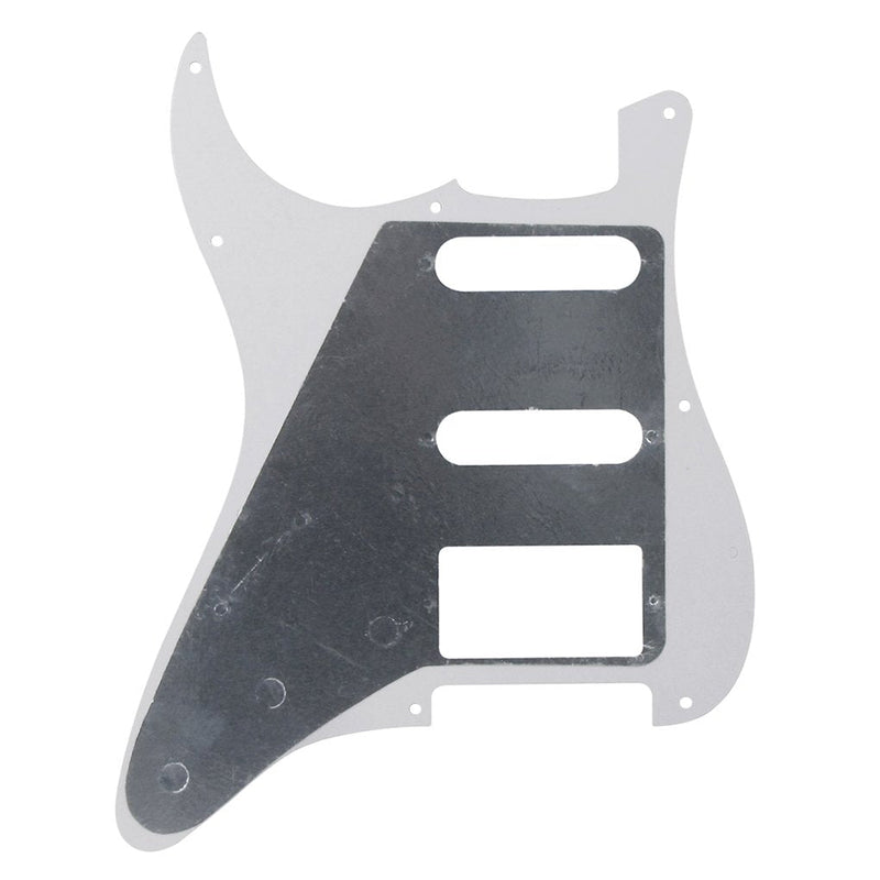 [AUSTRALIA] - FLEOR HSS Guitar Pickguard 11-Hole ST Style Electric Guitar Pick Guard Backplate Set with Mounting Screws,4Ply White Pearl 4Ply White Pearl 