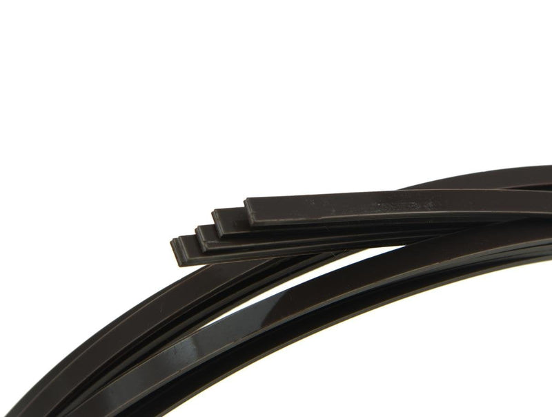 KAISH 5pcs Brown Acoustic Classical Guitar Binding Purfling Strips ABS Binding Strip 1650x5x1.5mm