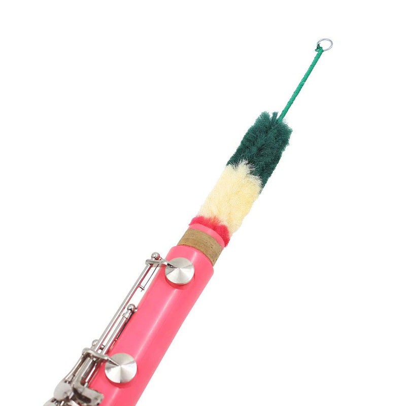 GOTOTOP Flute Cleaning Rod, Clarinet Soft Brush, Recorder Cleaner, Clarinet Cleaning Brush, Micro Fiber 10.3 x 0.9in