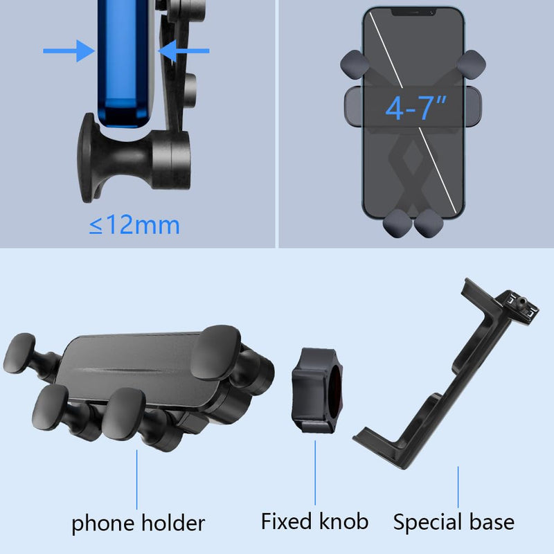 Car Phone Mount Holder for Lincoln Nautilus 2024 2025 2026 Auto Accessories Navigation Screen Bracket Interior Decoration Mobile Cell