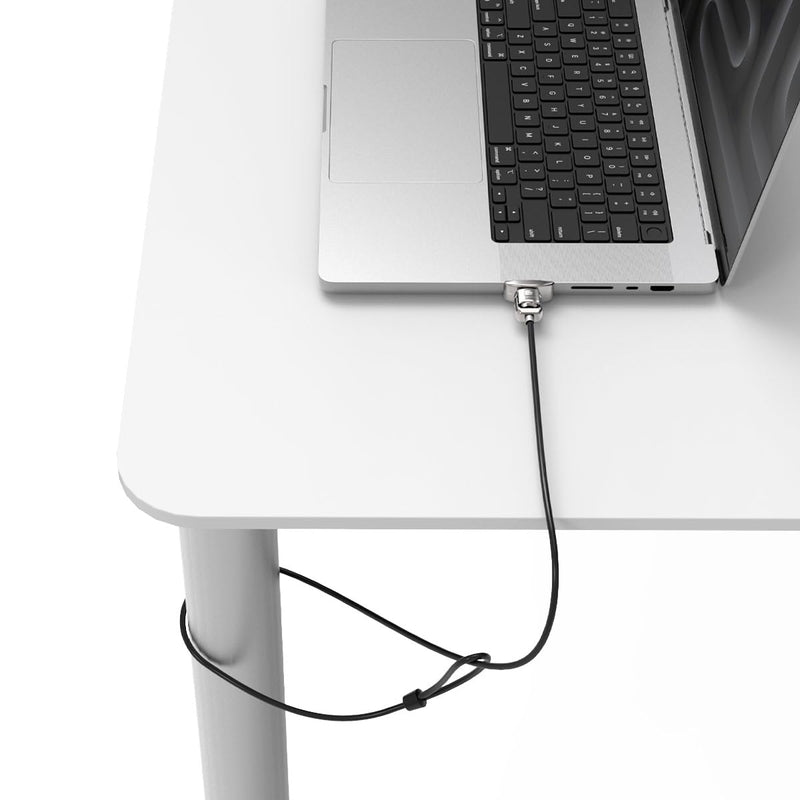 Compulocks Ledge Adapter for MacBook Pro 16-inch (M1/M2/M3/M4/M5) with Keyed Cable Lock | Secure aluminum MacBook security lock by Compulocks Keyed Lock