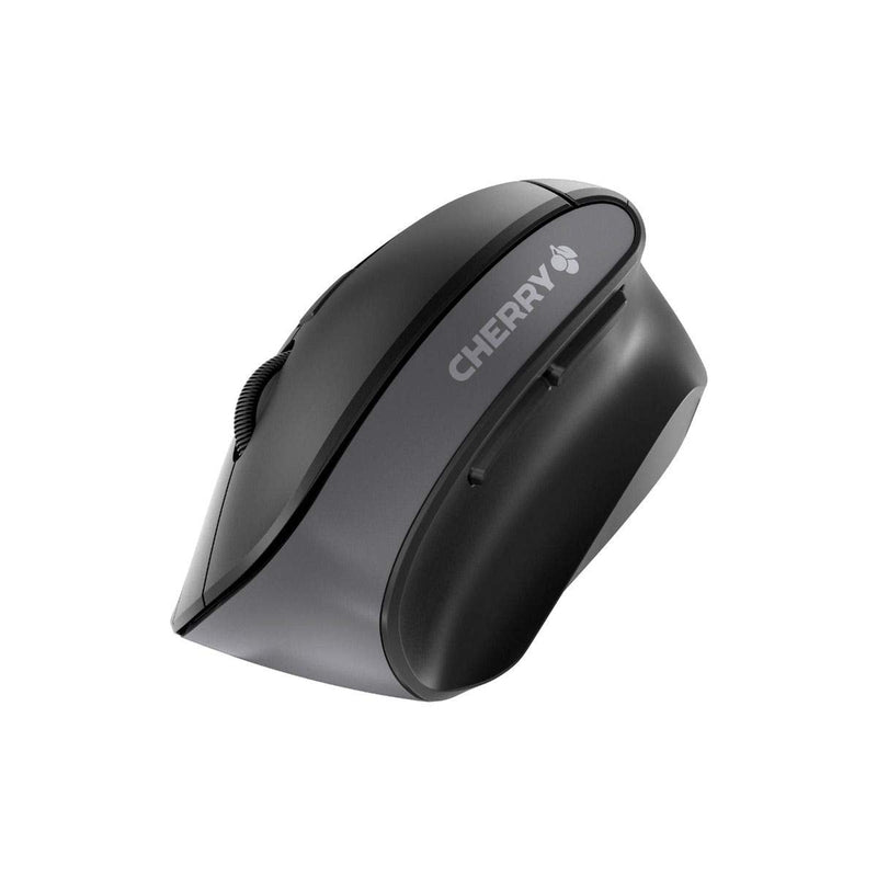CHERRY MW4500 Wireless Vertical Ergonomic Optical Mouse, up to 1200 DPI, 6 Buttons and Scroll Wheel For Laptop, PC, Desktop or Mac. Right Handed.