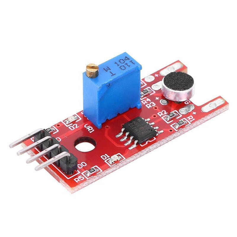 [AUSTRALIA] - 5Pcs Sound Sensor Module, 3 to 5V Microphone Sound Sensor Microphone Sensor Module Ultra Small Professional Microphone Amplifier IC KY-038 for Assembly with Indicator Lights 