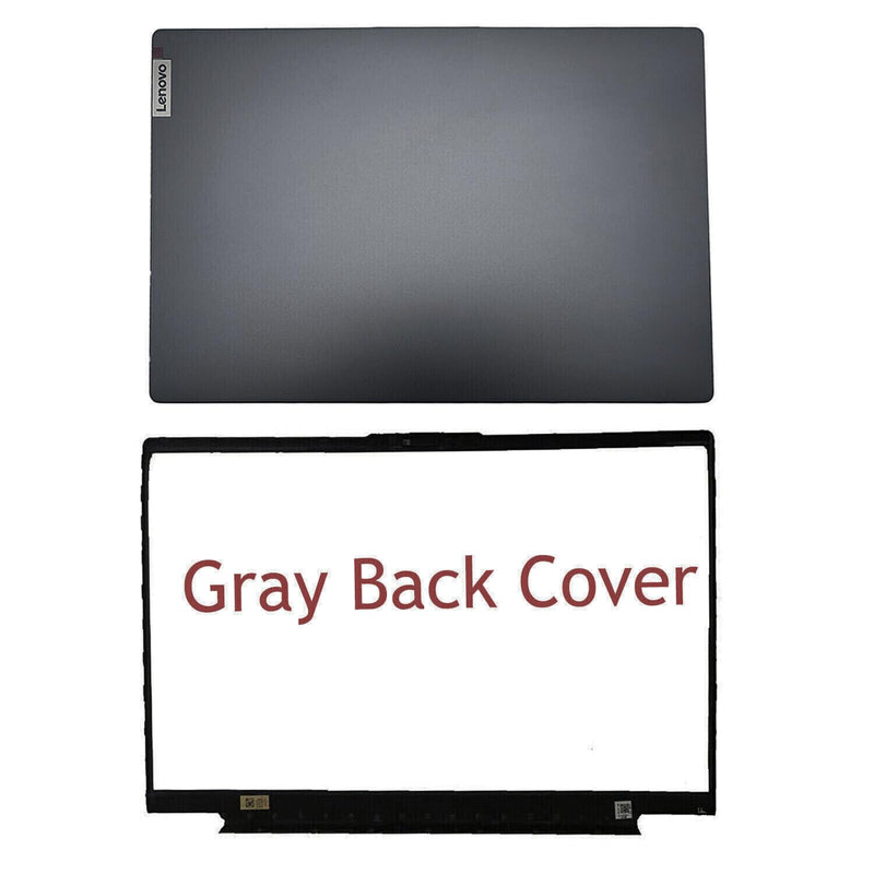 Replacement Laptop LCD Cover Back Rear Top Lid Hinges Front Bezel for Lenovo ideapad 5 15IIL05 15ARE05 15ITL05 15ALC05 5-15IIL05 5-15ARE05 5-15ITL05 5-15ALC05 5CB0X56073 5CB0Z31048 (Gray) Gray