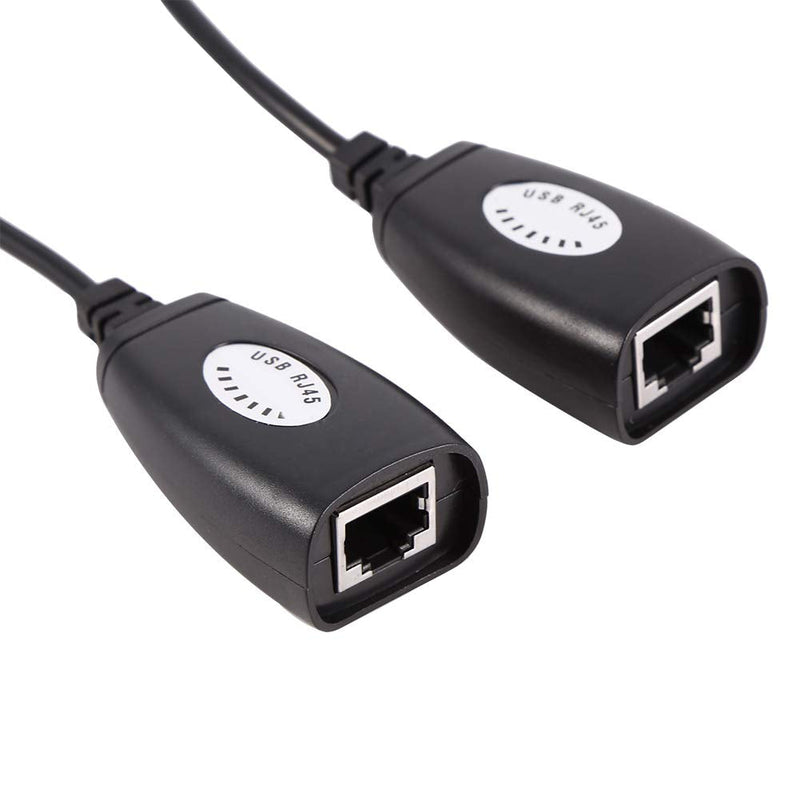 Richer-R USB to RJ45 Adapter,USB 2.0 to RJ45 Ethernet Extension Extender Network Adapter Cable Wired LAN Ideal for Use with USB Cameras, Printers, Web Cameras, Keyboard, Mouse Extensions
