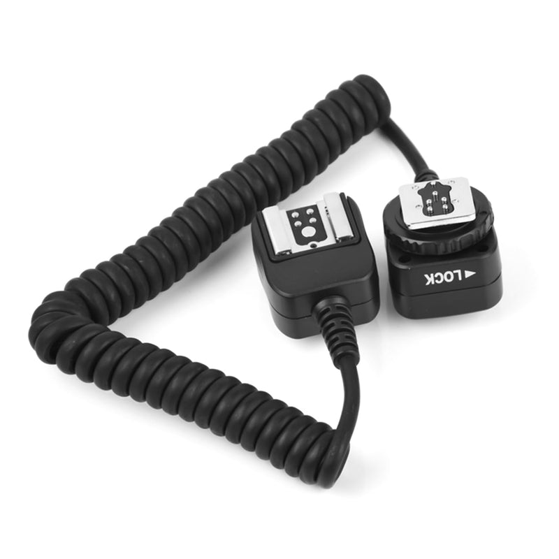 [AUSTRALIA] - PIXEL 5.91' / 1.8m E-TTL Off Camera Flash Speedlite Sync Cord Hot Shoe Cord Compatible with Canon T8i, T7i, T6, T6i, T5, T5i, SL3, 90D, 80D, 77D, 60D, 7D, 750D,6D2, 5D, M3, M5, M6 etc, Replaces OC-E3 