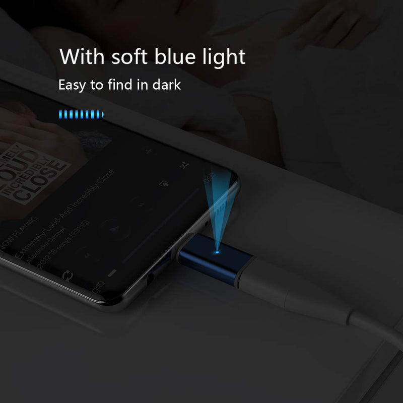 NetDot Gen10 Magnetic Fast Charging USB-C to USB-C Adapter Converter Compatible with Type-c Smartphones(3 Pack Blue) 3