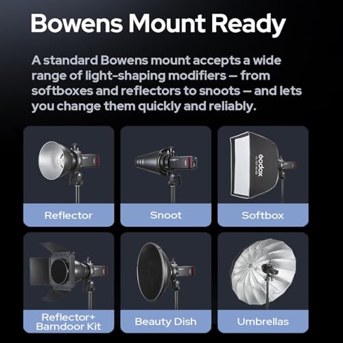 Godox S3 Speedlite Bracket Bowens Mount Holder (𝐒𝟐 𝐔𝐩𝐠𝐫𝐚𝐝𝐞𝐝 ) 1 PC