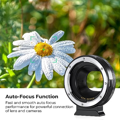 K&F Concept EF to EOS M Adapter, Auto Focus Lens Mount Adapter