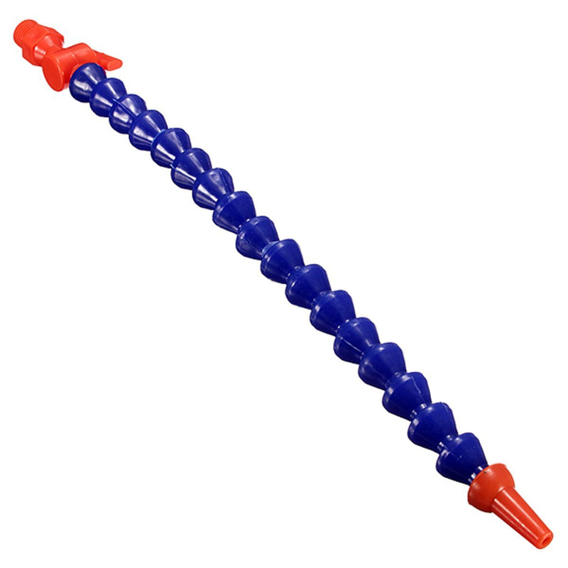Haobase 1 x Plastic Flexible Water Oil Coolant Hose Round Nozzle with Switch Valve 300 mm