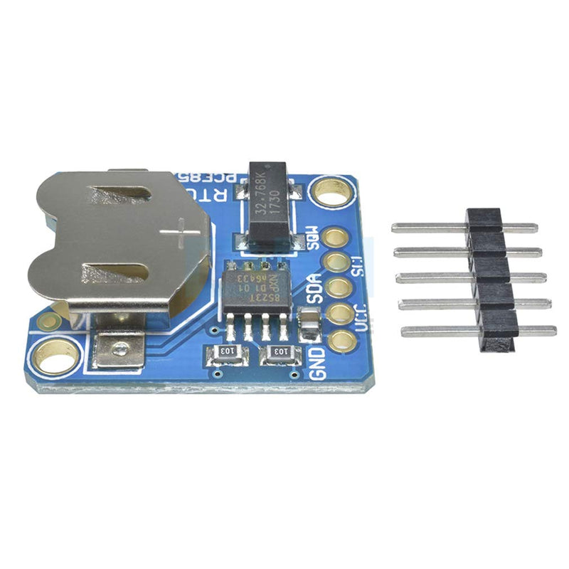 Hailege PCF8523 Real Time Clock RTC Breakout Module PCF8523 Real Time Clock Mounted Breakout Board 3.3V 5V Time Clock for Arduino