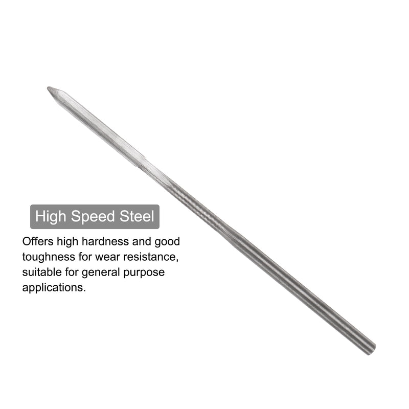QUARKZMAN Drill Bit 1.7mm H7 Metric Machine Reamer Drill Bit for Metal Wood Hole Drilling Straight Groove High Speed Steel Tool