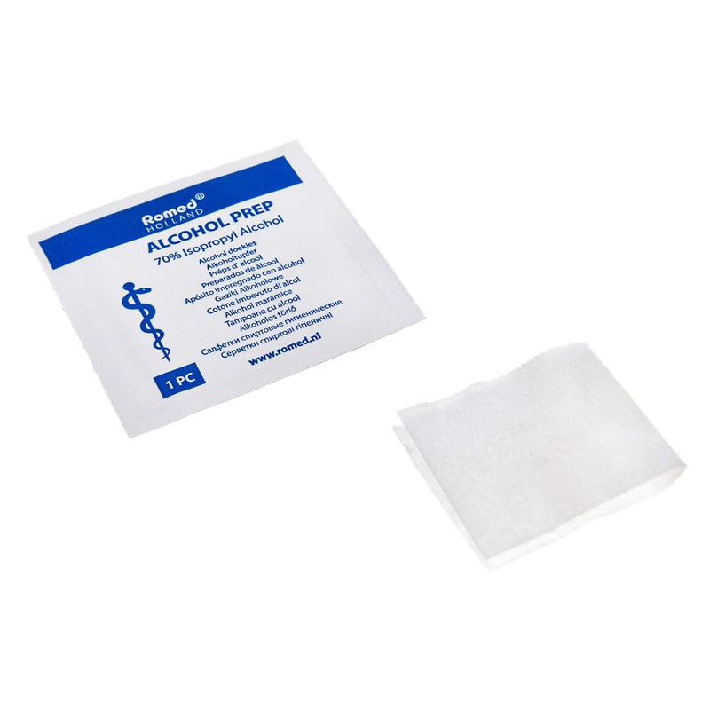 Medi-Inn Alcohol Swabs Set 30 x 65 mm Set of 2 (2 x 100 Pieces)