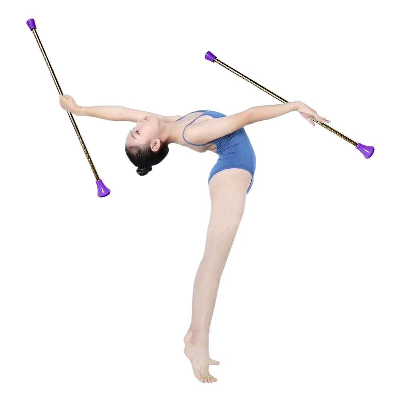 Twirling Baton 21 Inches Marching Baton Spinning Dance Baton Metal Gymnastics Parade Stick for Child in Majorette