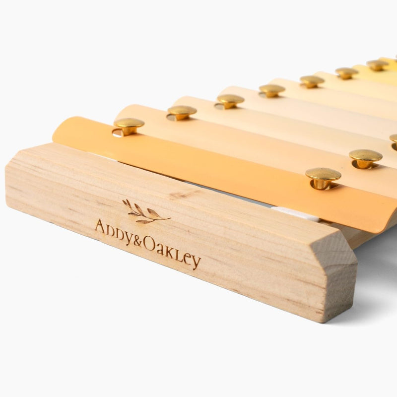 Addy&Oakley Neutral Xylophone-Gender Neutral Baby Toy-Montessori Toys-Toddler Musical Instruments-Boho Toddler Xylophone-Baby Gift-Kids Xylophone-Wooden Baby Toys-Xylophone for Toddlers 1-3