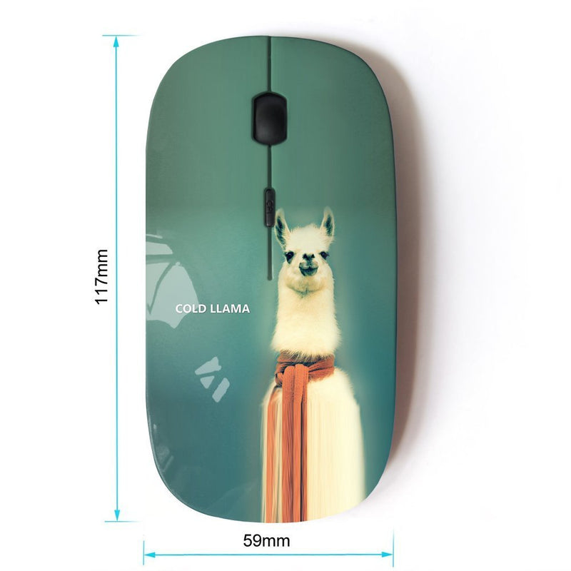 KOOLmouse [ Optical 2.4G Wireless Mouse ] [ Cold Llama - Funny ]