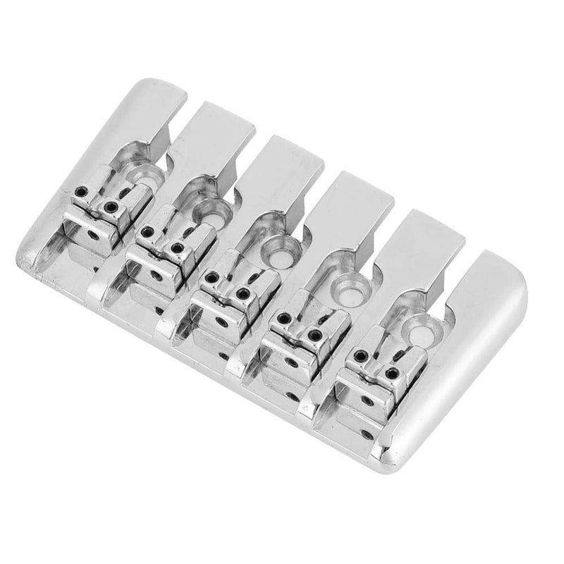 Bass Saddle, High-Quality Replacement for 5-String Electric Bass Guitar Bridge, 5 String Electric Bass Guitar Bridge, Durable Guitar Accessories for Electric Bass Players