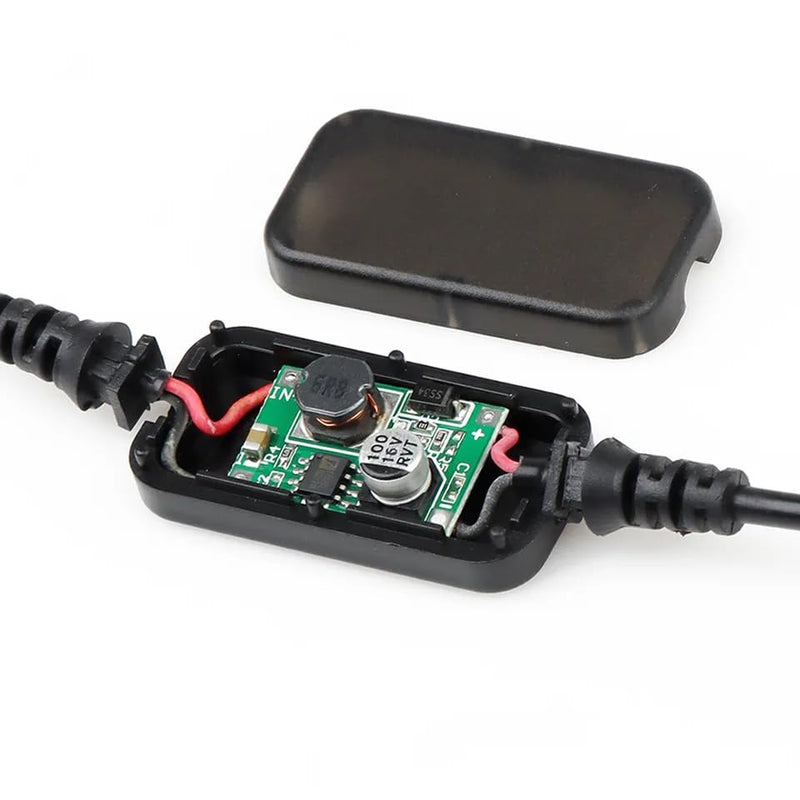 [AUSTRALIA] - USB to 12V Voltage Converter Cable, DC USB 5V to DC (5.5x2.1mm Male) Transformer Power Supply Adapter Cable Charging Cable 1.5m (5V-12V) 5V-12V 