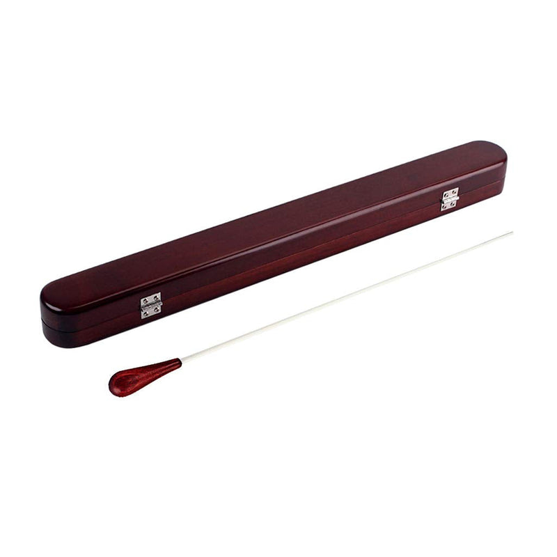 [AUSTRALIA] - Alnicov Red Wood Conductor Music Baton Wooden Box Case with Baton Handmade Musical Parts 