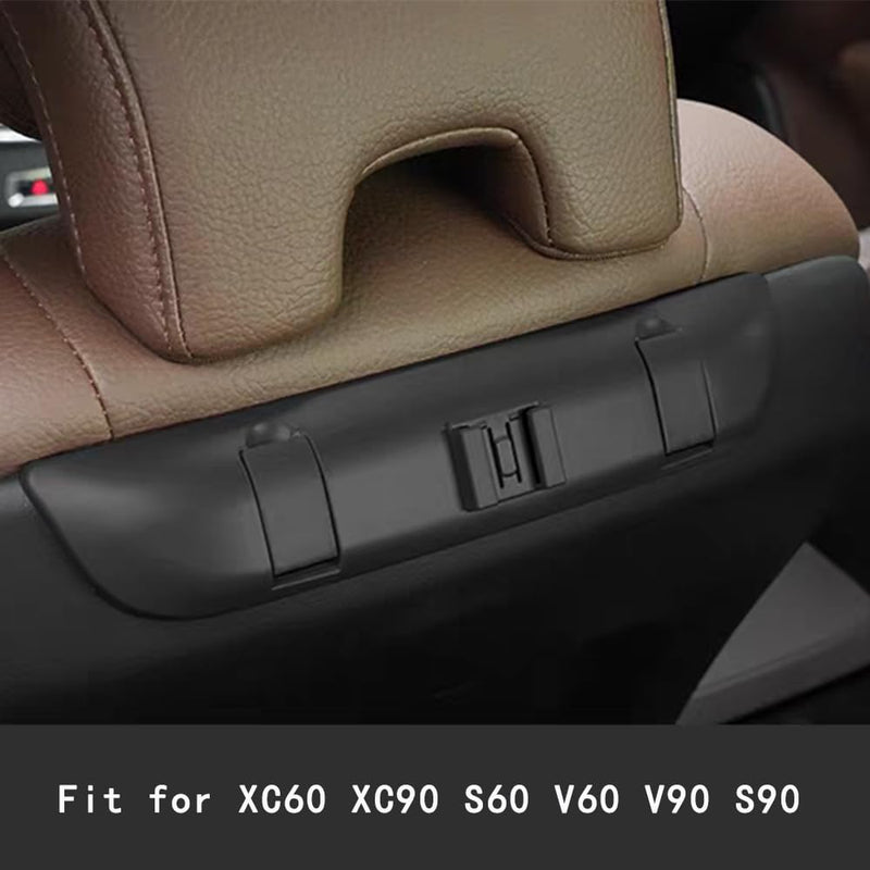 Car Tablet Holder, Universal Headrest Mount for Volvo XC90 XC60 V90 V60 S90 S60, Compatible with iPad Pro Air Mini, Galaxy Tabs, 4.7-12.9 Inch Tablets (Model A)