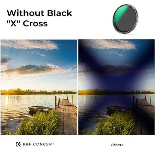 K&F CONCEPT 72mm Variable ND Lens Filter ND2-32 (1-5 Stops) Waterproof