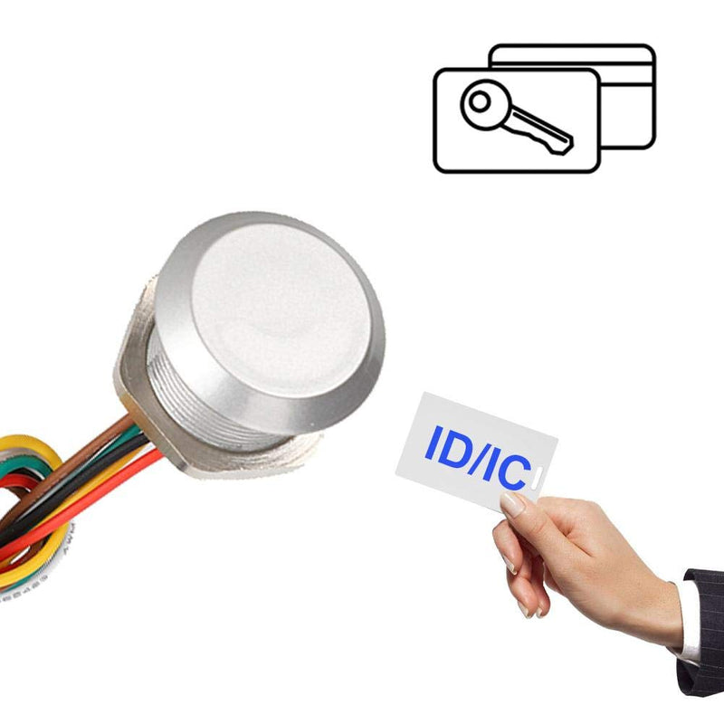 [AUSTRALIA] - Sutinna RFID Reader, Mini RFID Controller, Built-in Waterproof Access Control Reader, Wiegand26/34 Interface for 125KHz (EM Card) / 13.56MHz (HID IC Card) (ID) Id 