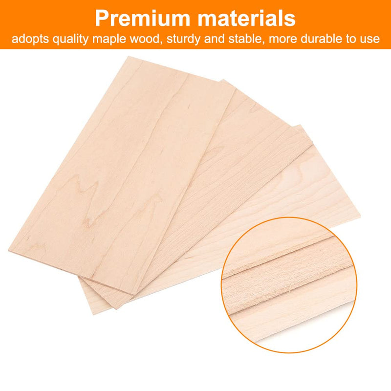 3Pcs Guitar Head Veneers, Maple Guitar Headplate for Guitar Luthiers Replacement Tool Maple Wood Veneer Maple Veneer