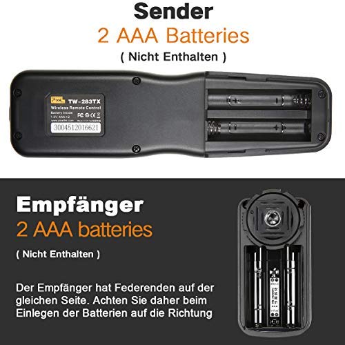 Pixel TW-283/N3 LCD Wireless Shutter Release Timer Remote Control for Canon 7D Series, 5D Series, 50D, 40D, 30D, 10D