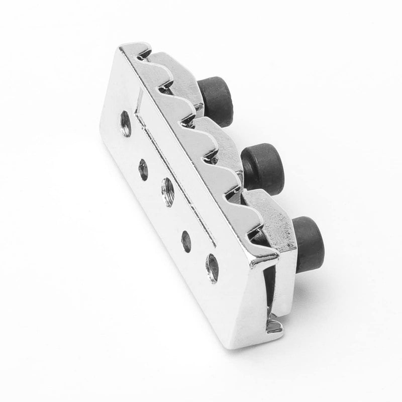 Chrome Electric Guitar Parts Strings Locked Nut 42mm for Floyd Rose Tremolo Bridge Chrome