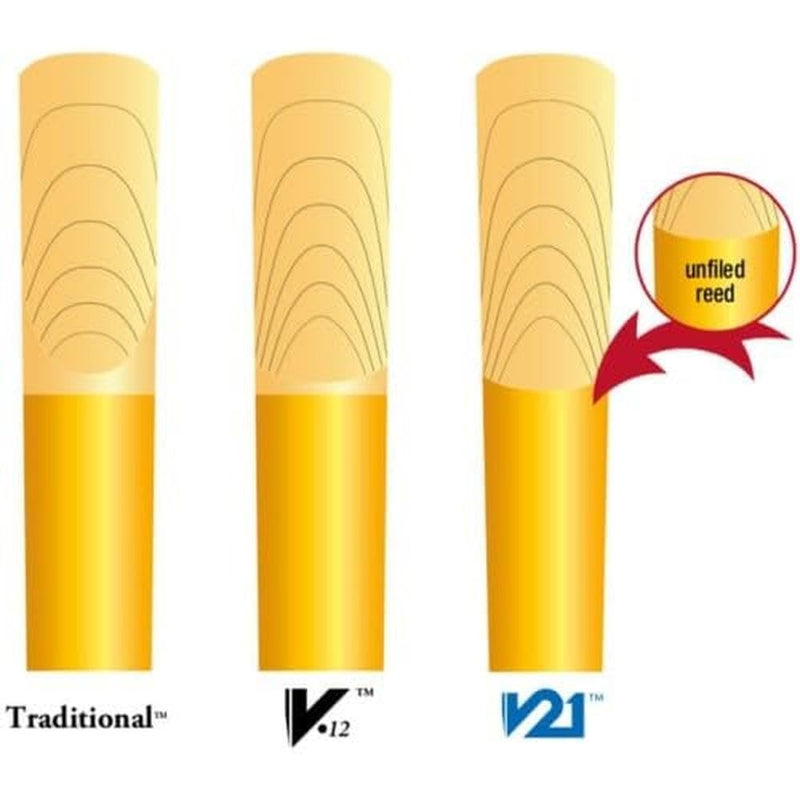 [AUSTRALIA] - Vandoren SR623 Tenor Sax V.12 Reeds Strength 3; Box of 5, Black 