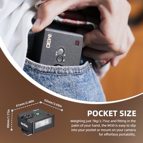 Godox iM30 GN15 Mini Camera Flash Speedlite