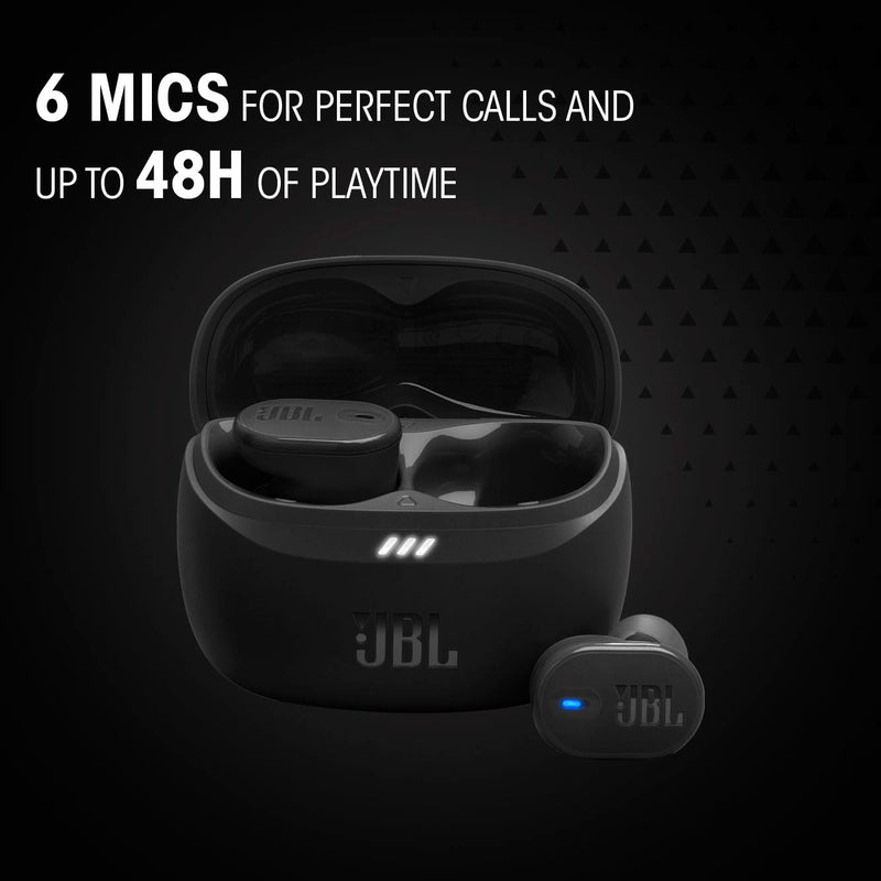 JBL Tune Buds 2 - Noise Cancelling Earbuds - Black | JBL Pure Bass Sound with Spatial Sound, Adaptive noise cancelling with Smart Ambient, Personi-Fi 30