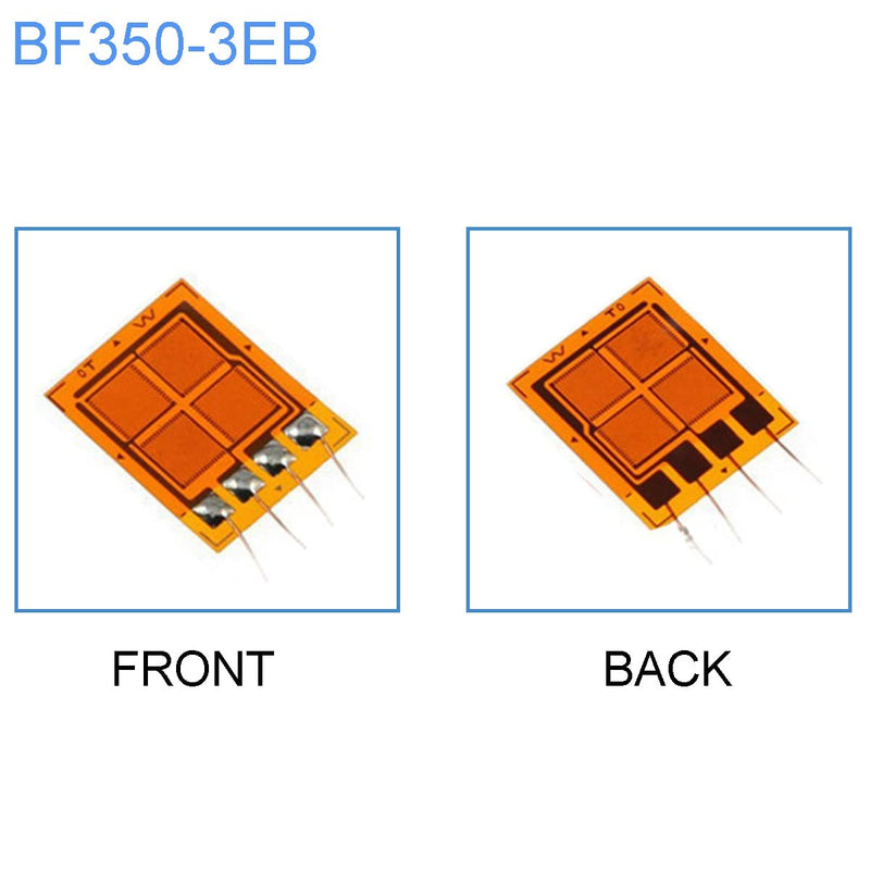 Youmile 2 Pieces Strain Gauges BF350-3EB BF350 350 Ohm Full Bridge DMS Foil DMS High Precision Pressure Sensor