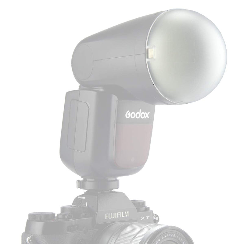 Godox AK-R11 Dome Diffuser, Compatible for Godox H200R Round Flash Head, Godox V1 Flash Series, V1-S, V1-N, V1-C, AD200 Pro, AD200